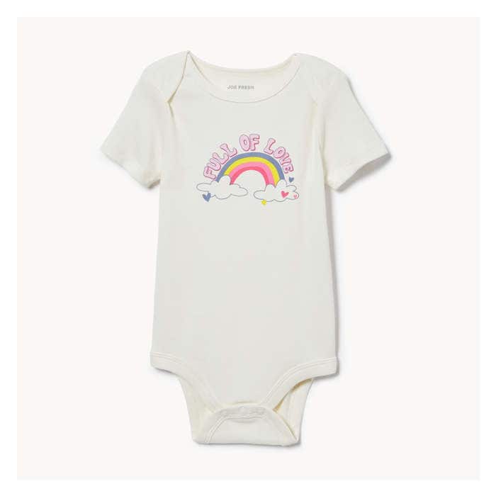 Bébés Filles Cache-couche imprimé pour bébés filles - Blanc Cassé